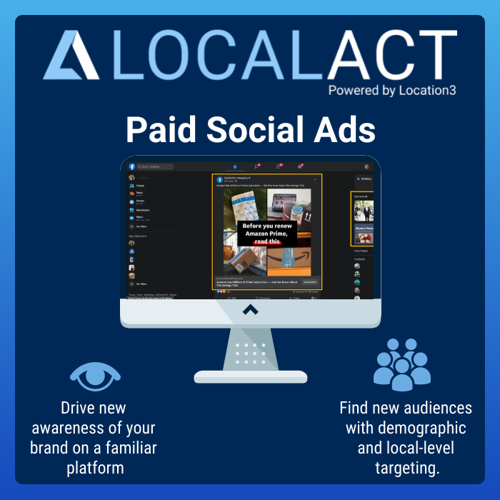 Paid Social Ads on LOCALACT
